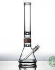 16 inch Classic Beaker Starter set Bong in zebrawood Vitae Glass.