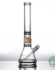 16 inch Classic Beaker Starter set Bong Bamboo Vitae Glass.