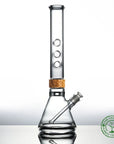 16 inch Classic Beaker trio mouthpiece Starter set Bong in olivewood Vitae Glass.