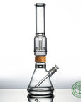 16 inch Classic Beaker ufo mouthpiece Starter set Bong in olive wood Vitae Glass.