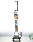 23 inch Comfort set with voyager base dual tree perc matrix mouthpiece in bamboo Vitae Glass.