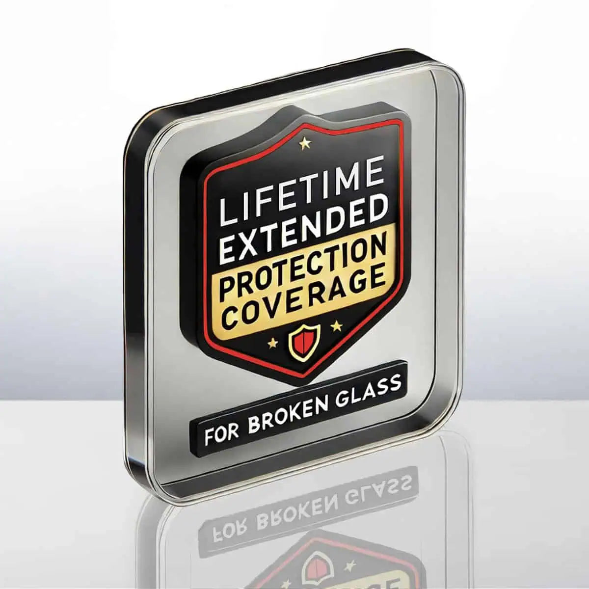 Lifetime extended glass coverage warranty shield Vitae Glass.