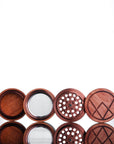 4 Piece Rosewood Weed Grinder